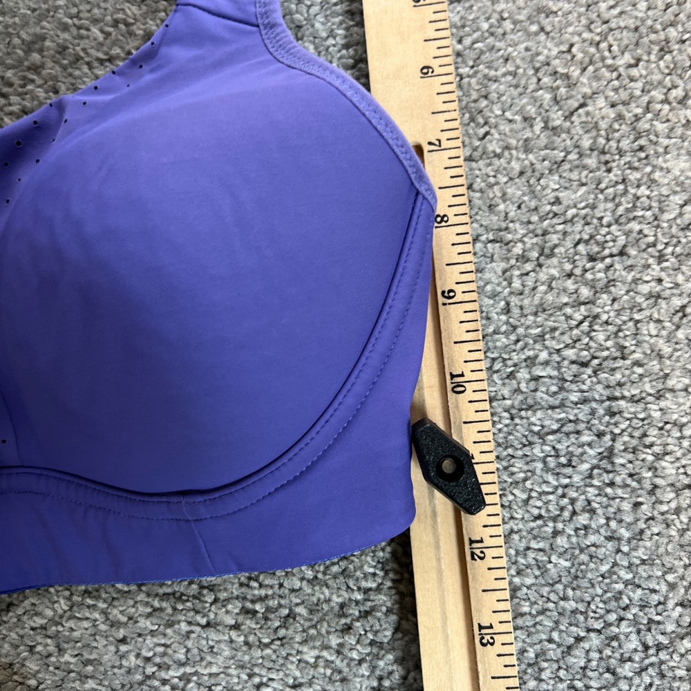 Lululemon Run Times Sports Bra Womens 32D Purple High Support Padded Adjustable - Picture 10 of 12